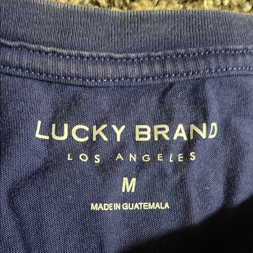 Lucky Brand Purple Butterfly Print Tee - Picture 6 of 6